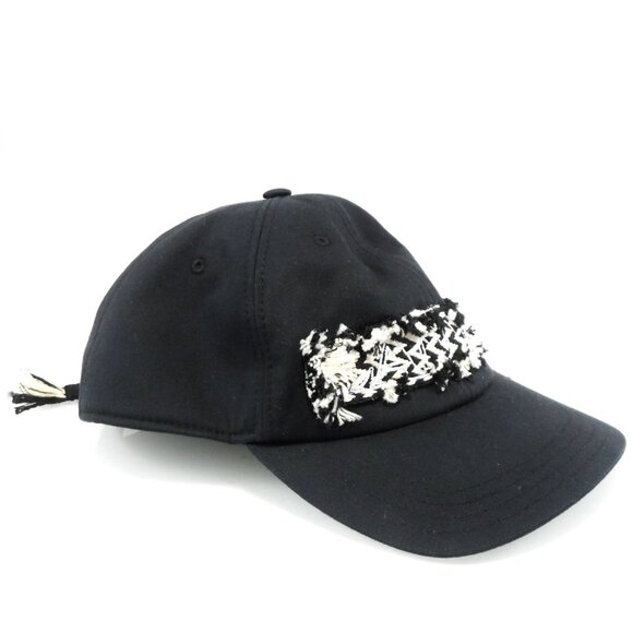 Lanvin Other - NWT$360 LANVIN Curb Woven Logo Cotton Baseball Cap 60 Medium